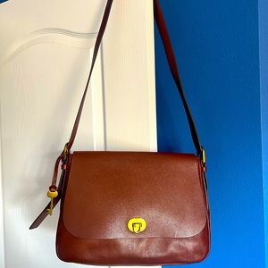 Brown Harper Fossil Leather Crossbody